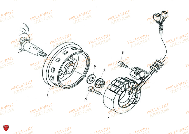 Generateur VENT Pièces VENT BAJA 125 4T 2019 (STANDARD)