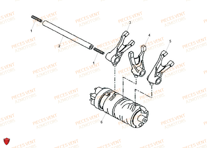 Tambour VENT Pièces VENT BAJA 125 4T 2019 (STANDARD)