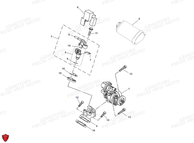 ADMISSION VENT Pièces MOTO Vent BAJA ENDURO 125cc EURO 5 - 2022