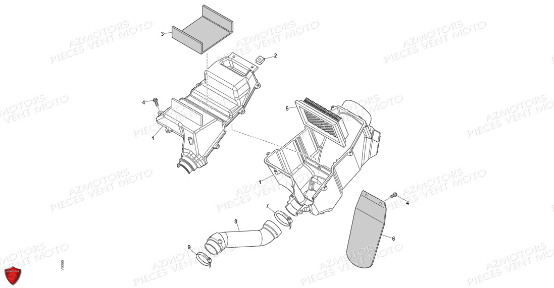 FILTRE A AIR VENT BAJA 125 4T EURO5 2022