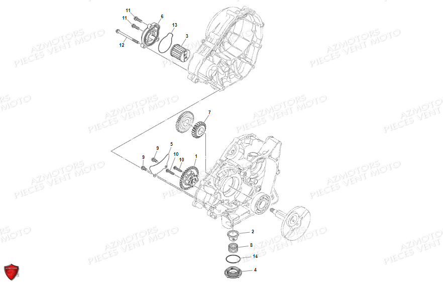 POMPE A HUILE VENT BAJA 125 4T EURO5 2022