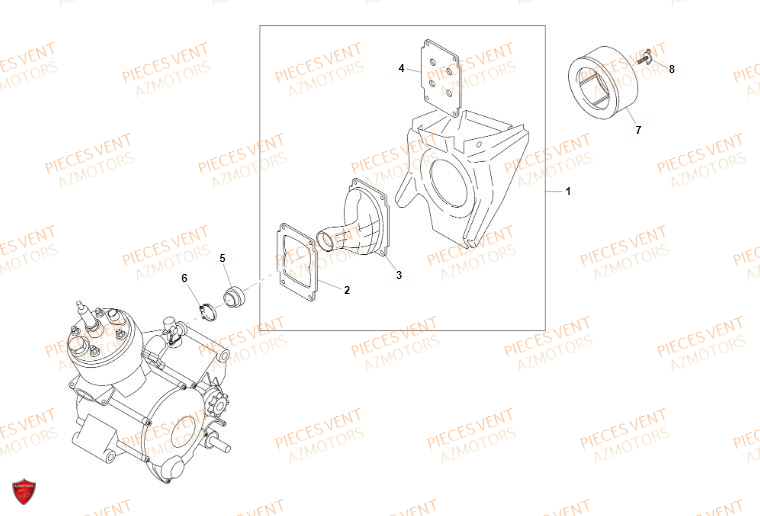 Filtre A Air VENT Pièces Vent Enduro BAJA 50cc - 2020