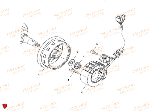 GENERATEUR VENT BAJA RR 125CC 2018