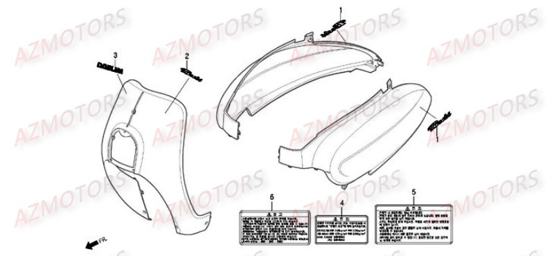 AUTOCOLLANTS pour BESBI 125