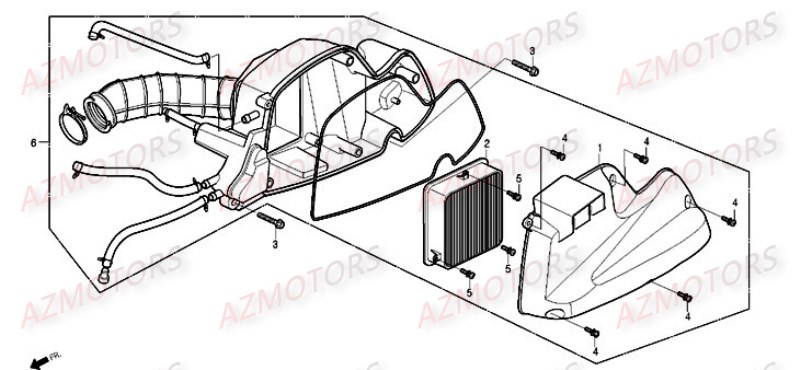 BOITE A AIR DAELIM BESBI 125