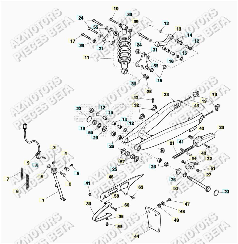 BRAS OSCILLANT BETA BETA ALP 200 16 17