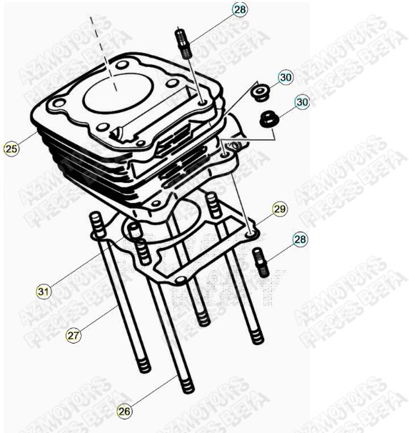 Cylindre BETA Pièces ALP 200 [2020]
