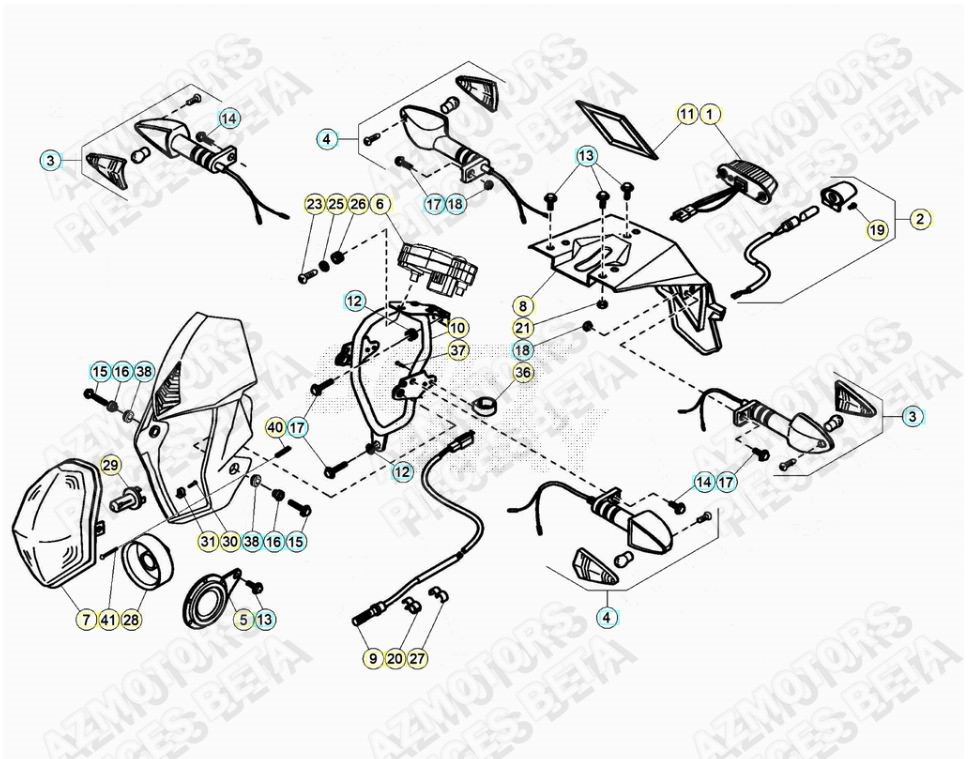 FEUX pour BETA-ALP-200-20