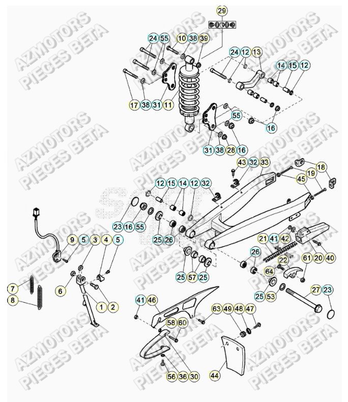 BRAS OSCILLANT pour BETA-ALP-200-21