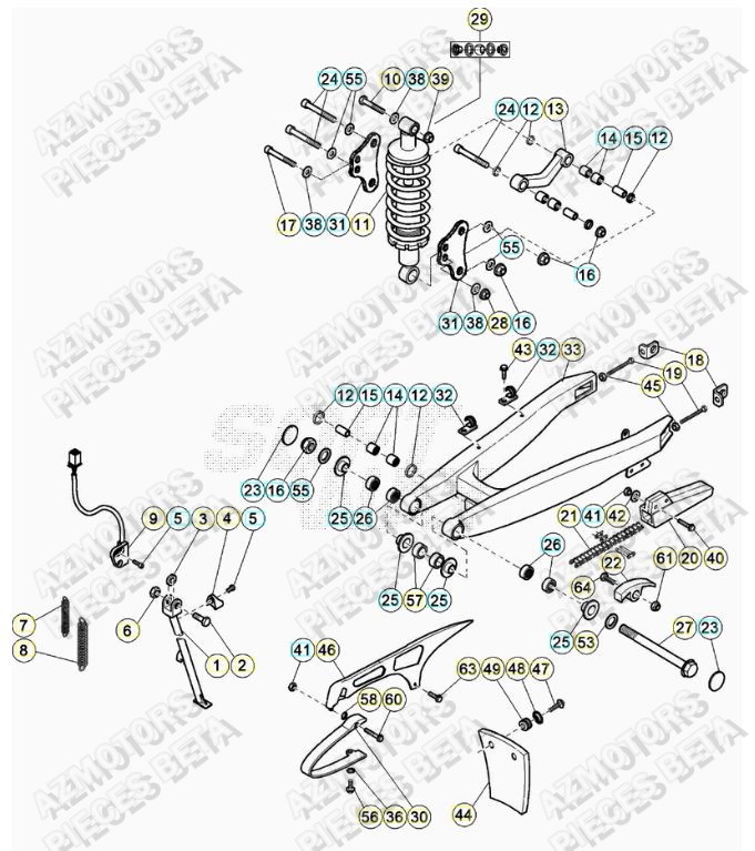 BRAS OSCILLANT pour BETA-ALP-200-22