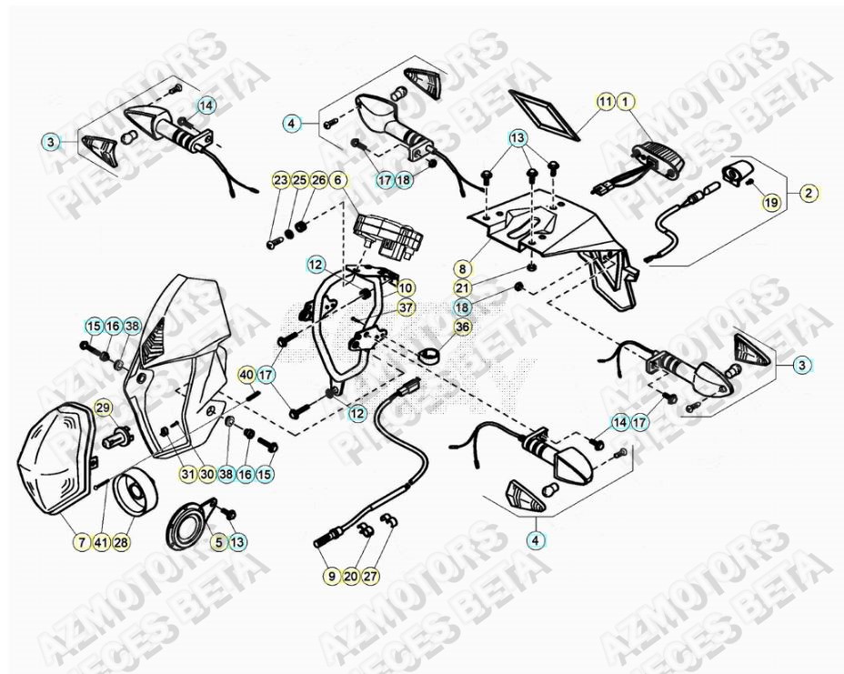 FEUX pour BETA-ALP-200-22