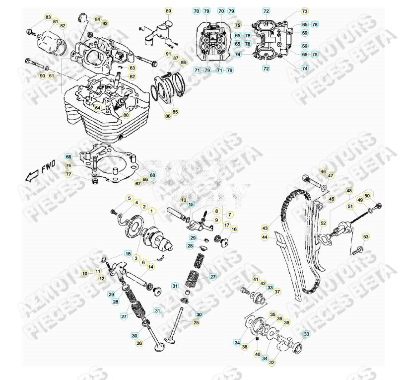 CULASSE BETA BETA ALP 350 14 15