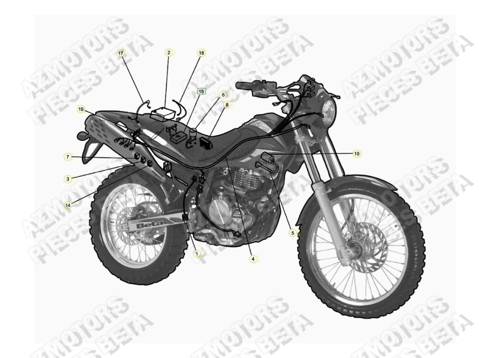 Equipement Electrique BETA Pièces ALP 4.0 350cc [2014-2015]