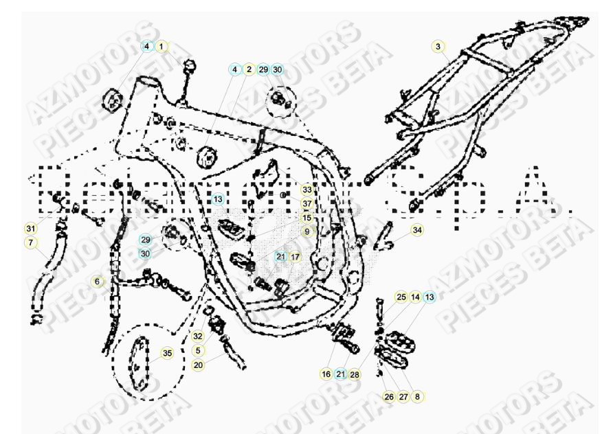 Accessoires Du Chassis BETA 