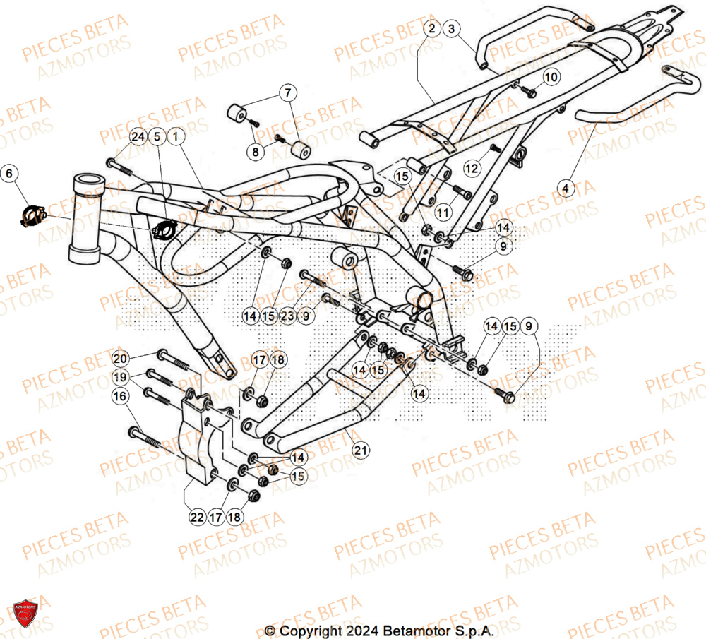Chassis BETA Pièces ALP 200 [2024]