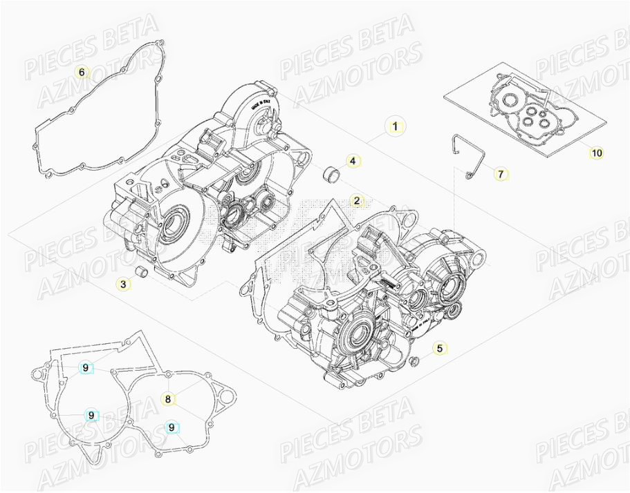 CARTER MOTEUR pour BETA XTRAINER 250 MY17