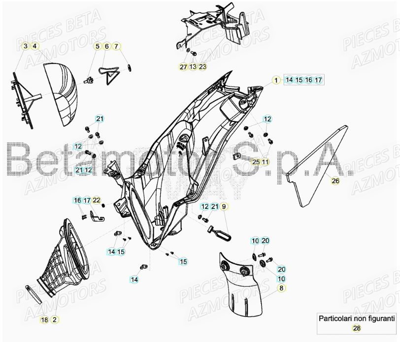 FILTRE_A_AIR BETA Pièces BETA RR XTRAINER 250 4T - [2017]