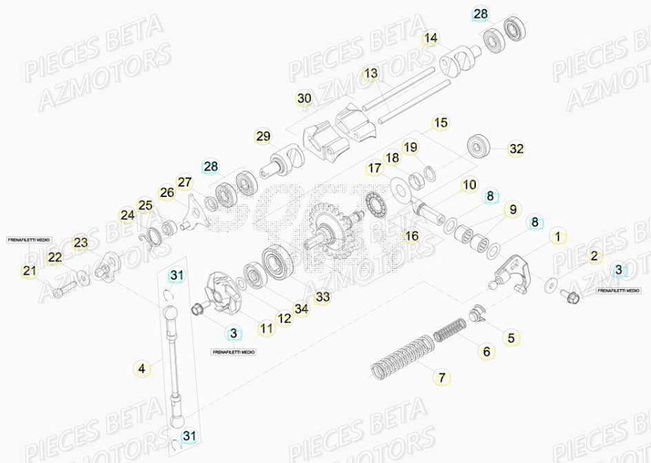 SOUPAPES pour BETA XTRAINER 250 MY17