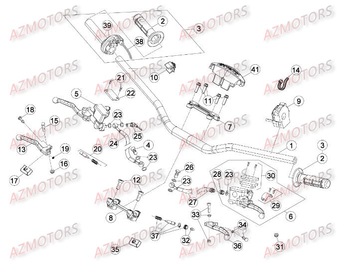 COMMANDES GUIDON pour BETA XTRAINER MY15