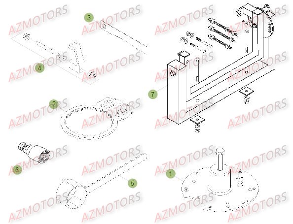 Outillage Special BETA Pièces BETA RR XTRAINER 300 2T - (2015)