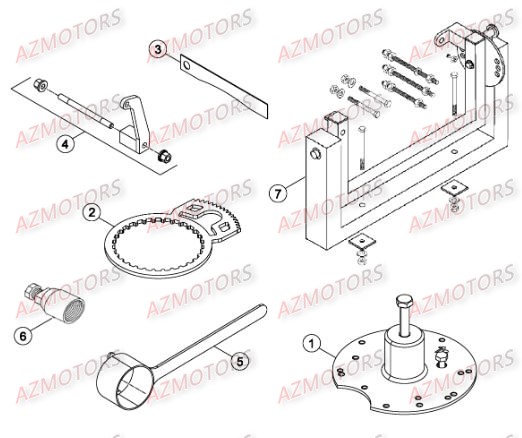 Outillage Special BETA Pièces BETA RR XTRAINER 300 2T - (2016)