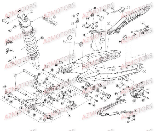 SUSPENSION ARRIERE pour BETA XTRAINER MY16