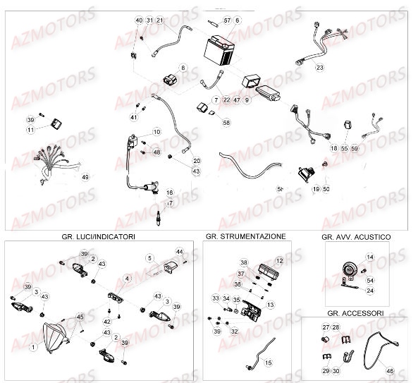 EQUIPEMENT ELECTRIQUE pour BETA XTRAINER MY17