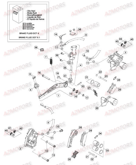 FREINS pour BETA XTRAINER MY17