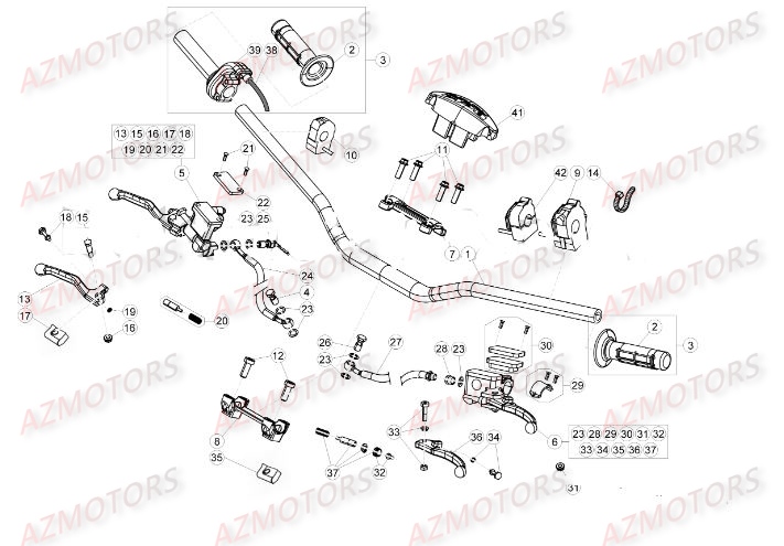 GUIDON RR 4T  07 BETA pour GUIDON de BETA XTRAINER MY17