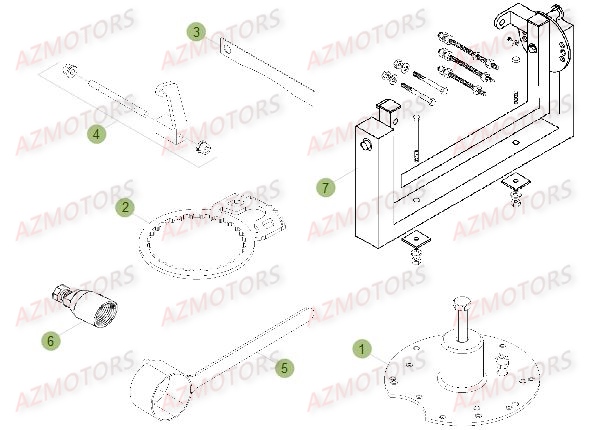 Outils BETA Pièces BETA RR XTRAINER 300 2T - (2017)