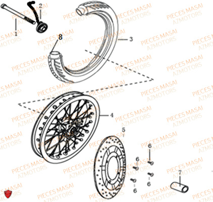 Accessoires de moto pièces de rechange pour les scooters Dirtbike