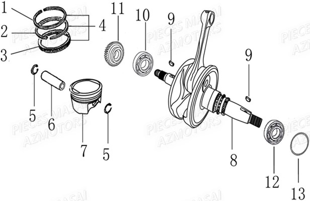 VILEBREQUIN AZMOTORS BLACK CAFE 125 E4