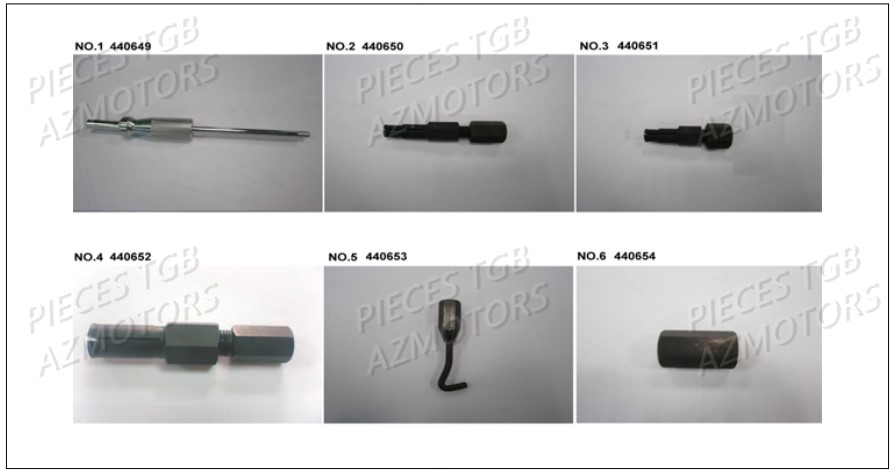 Outils 1 TGB Pieces TGB BLADE 500 SL EFI (No Serie RFCFTGTBB...Type: FTG-HDE)