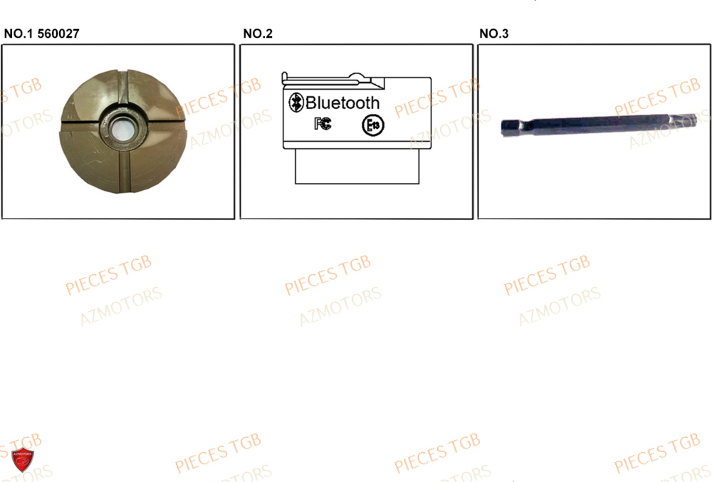 Outils 7 AZMOTORS Pieces TGB BLADE 1000 LTX ABS (No Serie RFCETTTBG.. Type: ETT-JJ)