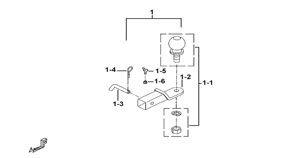 ATTELAGE OPTION AZMOTORS BLADE 1000 LTX EPS