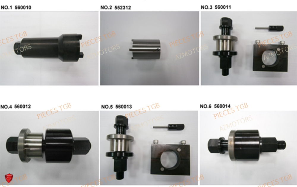 Outils 4 AZMOTORS Pieces TGB BLADE 1000 LTX EPS (No Serie RFCETTTBC.. Type: ETT-J)