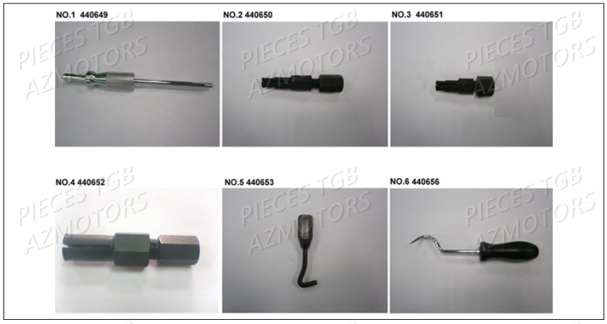 Outils 1 AZMOTORS Pieces TGB BLADE 1000 LT SL (No Serie RFCETTETA... Type ETT)

