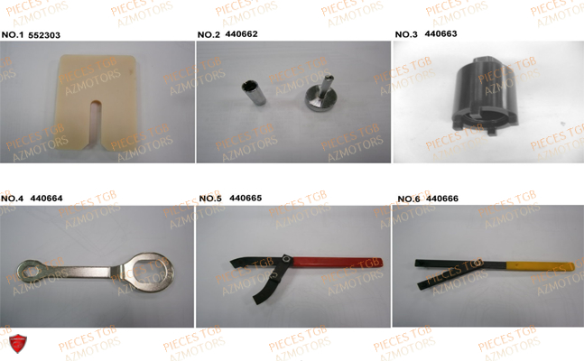 OUTILS 3 TGB BLADE 400 425