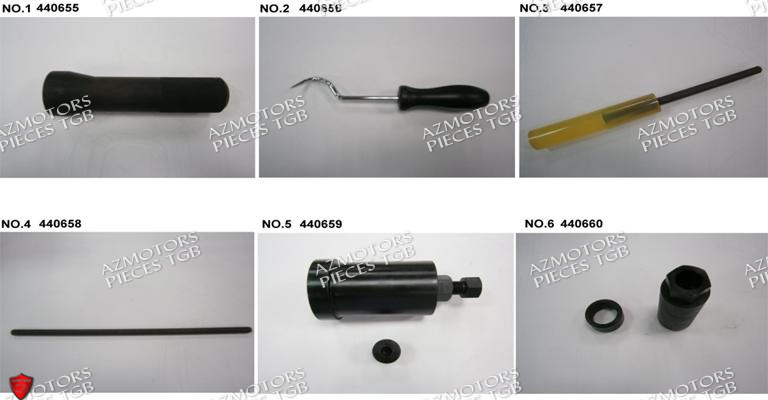 Outils 2 AZMOTORS Pieces TGB BLADE 470 SL (No Serie RFCFTGTBD...Type:FTG-HRE)