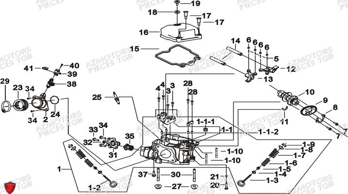 CULASSE pour BLADE 500 SL EFI