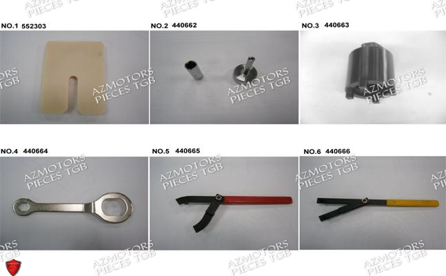 Outils 3 AZMOTORS Pieces TGB BLADE 500 SL EFI (No Serie RFCFTGTBB...Type: FTG-HDE)