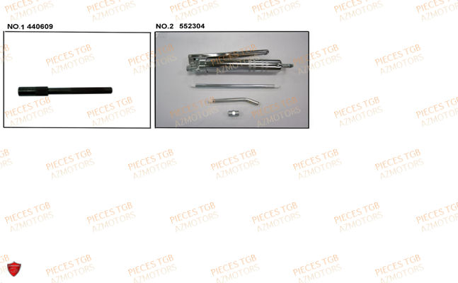 Outils 5 TGB Pieces BLADE 525 SE-FI 4X4 2016 (No Serie RFCFBGFTP...Type: FTG-HDE)