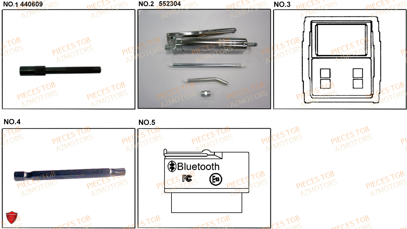 OUTILS 5 AZMOTORS BLADE 600 LTX EPS