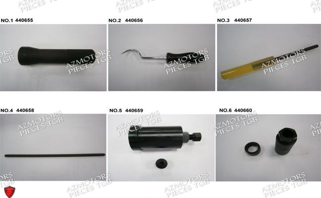Outils 2 AZMOTORS Pieces TGB BLADE 600 SE EPS (No Serie RFCFTHTBA.. ET RFCFTHTBC.. Type: FTH-HDE ET FTH-JDE)