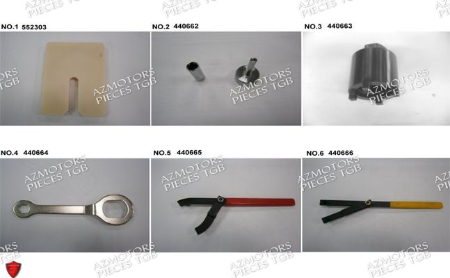 Outils 3 AZMOTORS Pieces TGB BLADE 600 SE EPS (No Serie RFCFTHTBA.. ET RFCFTHTBC.. Type: FTH-HDE ET FTH-JDE)