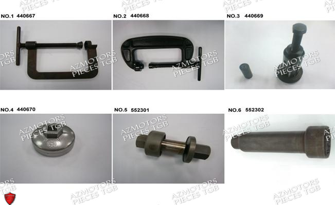 Outils 4 AZMOTORS Pieces TGB BLADE 600 SE EPS (No Serie RFCFTHTBA.. ET RFCFTHTBC.. Type: FTH-HDE ET FTH-JDE)
