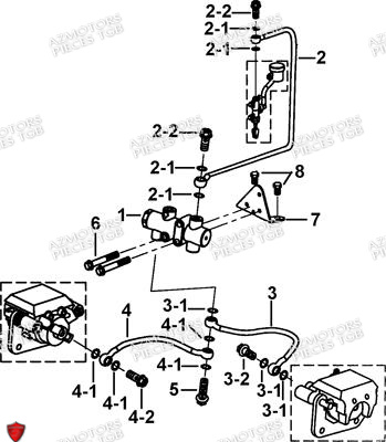 Pompe A Carburant AZMOTORS Pieces TGB BLADE 600 SE EPS (No Serie RFCFTHTBA.. ET RFCFTHTBC.. Type: FTH-HDE ET FTH-JDE)