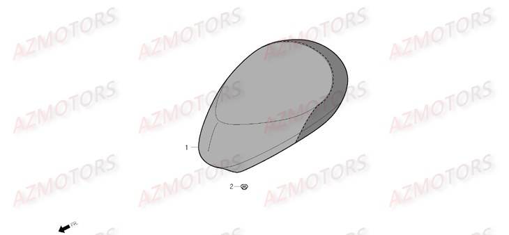 Selle DAELIM Pièces Scooter DAELIM BONITA 50cc (2009)
