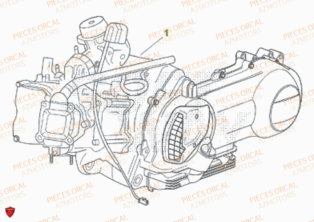 Moteur ORCAL Pièces ORCAL CAVARO 50 4T Euro5 