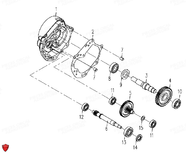 TRANSMISSION ORCAL CAVARO 50 4T E5